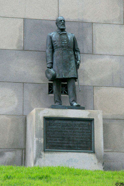 Admiral David Dixon Porter (1911) sculpture by Lorado Taft on Navy Monument. Vicksburg, MS.
