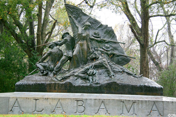 Alabama State Memorial (1951) by Steffan Thomas. Vicksburg, MS.