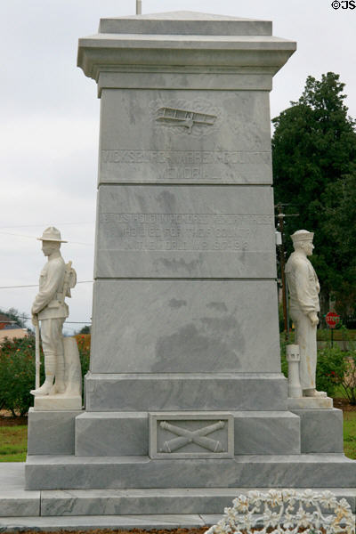 Vicksburg WW I Memorial (on Drummond at South St.). Vicksburg, MS.