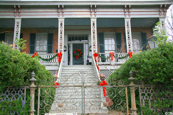 Front porch of The Corners. Vicksburg, MS.