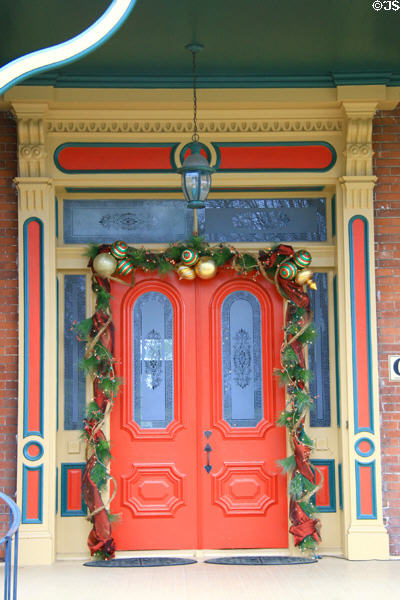 Front door of Belle of the Bends now a B&B. Vicksburg, MS.
