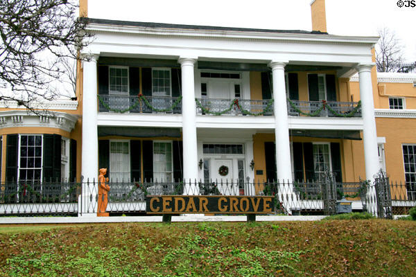Cedar Grove mansion (1840-58) (2200 Oak St.). Vicksburg, MS.