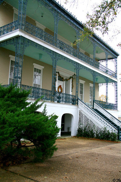 Duff Green Mansion (1856) (1114 First East St.) used as hospital in Civil War. Vicksburg, MS. Style: Palladian. On National Register.