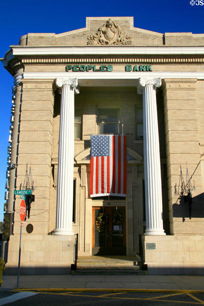 Peoples Bank building (Howard Ave. at Lameuse St.). Biloxi, MS.