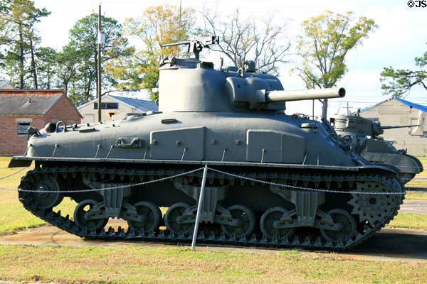 M-4A1 Sherman medium tank (1942) at Armed Forces Museum. Hattiesburg, MS.