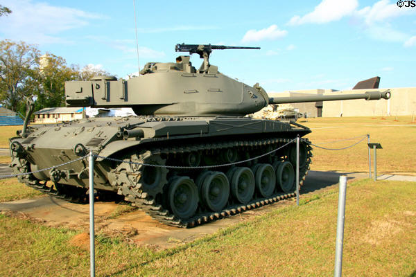 M-4A Walker Bulldog light tank (1951) at Armed Forces Museum. Hattiesburg, MS.
