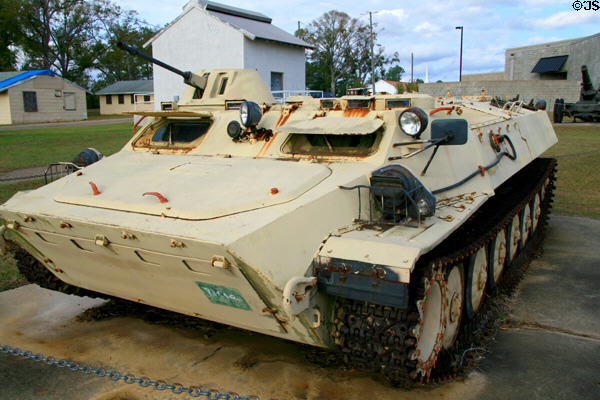 MTLB armored personnel carrier (Soviet Union) (1970) captured in 1st Persian Gulf War at Armed Forces Museum. Hattiesburg, MS.