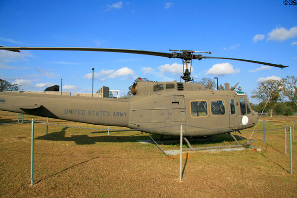 UH-1 Huey Iroquois utility helicopter (1960-80s) at Armed Forces Museum. Hattiesburg, MS.