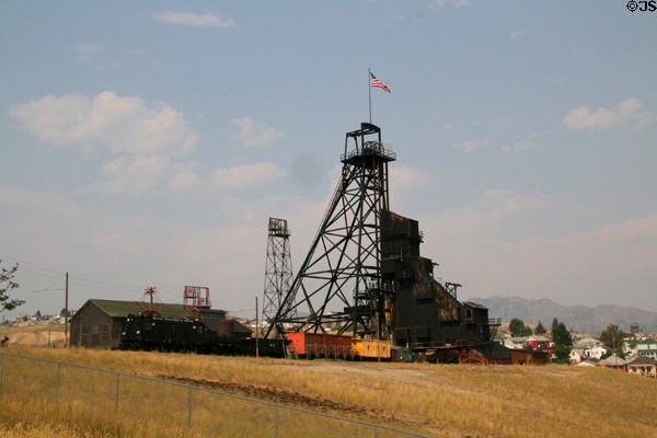 Anselmo Mine Yard (Caledonia & Excelsior Streets). Butte, MT.