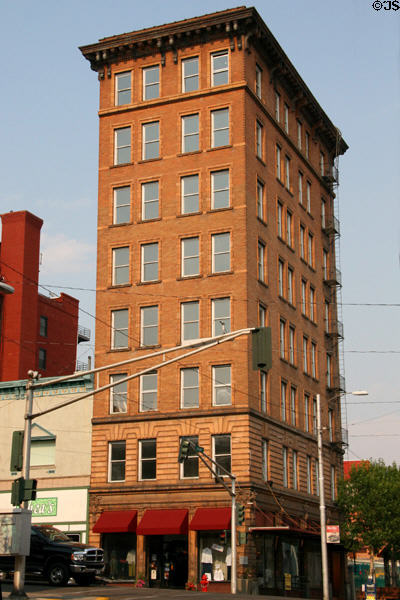 Hirbour Block (1901) (8 floors), Butte's first skyscraper. Butte, MT.