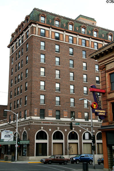 Finlen Hotel (1924) modeled after New York's Hotel Astor. Butte, MT. Style: Second Empire. Architect: Alan Broadland.