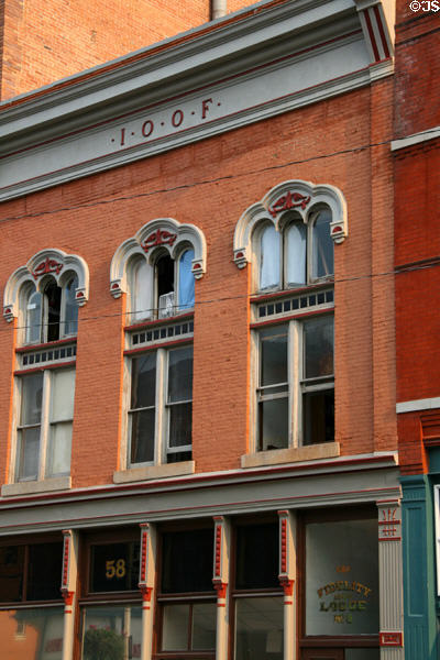 I.O.O.F. Building (c1890s) (58 W. Broadway). Butte, MT.