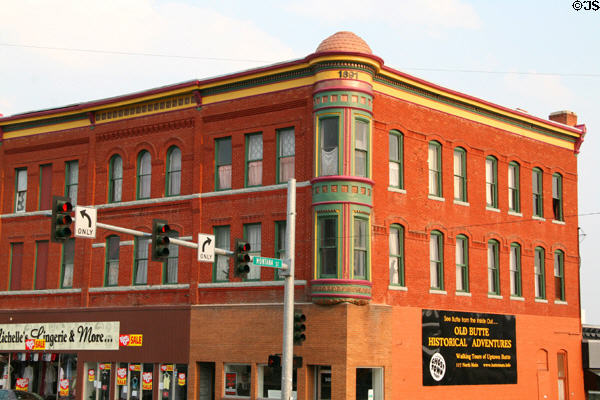 Stephens Hotel (1891) (140-6 W. Park St. at Montana). Butte, MT.