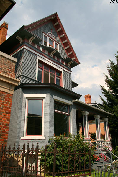 315 W. Broadway (1892) residence of Judge John McHatton. Butte, MT. Style: Queen Anne. Architect: John Patterson.