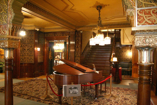 Central hall of Moss Mansion. Billings, MT.