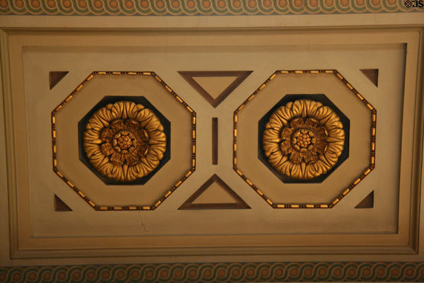 Ceiling detail in House chamber of Montana State Capitol. Helena, MT.