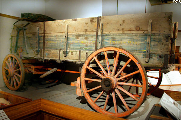 International Harvester freight wagon (c1885) Montana Historical Society museum. Helena, MT.
