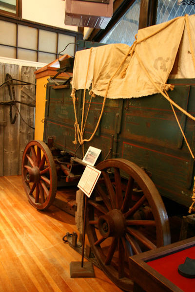 Weber Freight Wagon at Museum of the Yellowstone. West Yellowstone, MT.