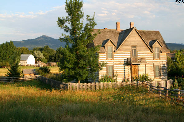 Homestead farmhouse at Museum of the Rockies. Bozeman, MT.