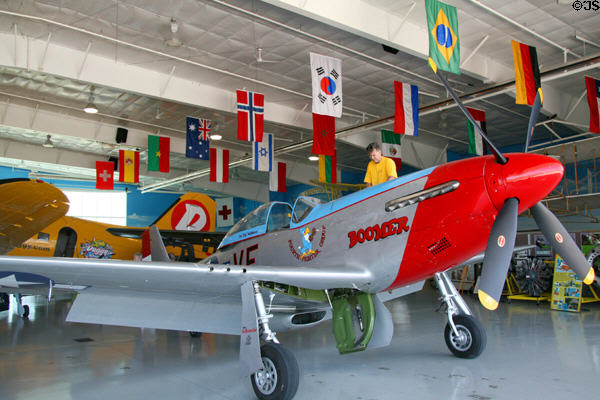 North American P-51D Mustang (1942) at Fargo Air Museum. Fargo, ND.