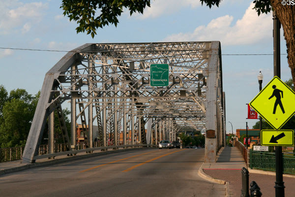 Sorlie Memorial Bridge between South Dakota & Minnesota. Grand Forks, ND.