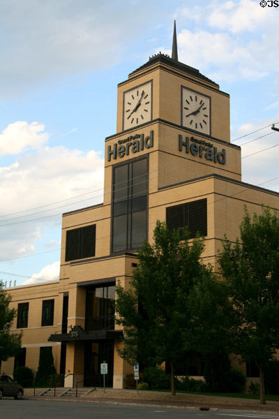 Grand Forks Herald News Building (1998) (375 2nd Ave. N.). Grand Forks, ND. On National Register.
