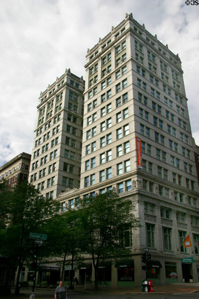 First National Bank Building (1917) (14 floors) (1600 Farnam St.). Omaha, NE. Architect: Graham, Burnham, & Company. On National Register.