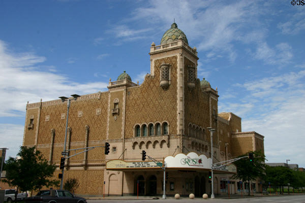 The Rose Blumkin Performing Arts Center (former Riviera Movie Theater) (1927) (2001 Farnam St.). Omaha, NE. Style: Moorish & Classical. Architect: John Eberson. On National Register.