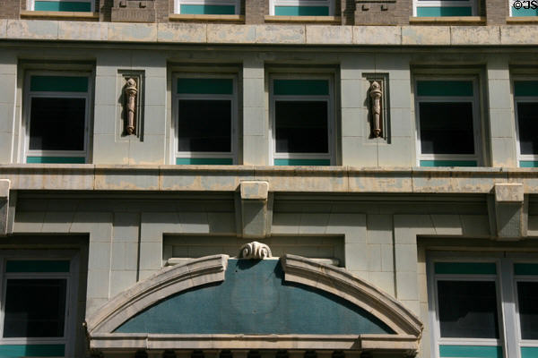 Facade details of Union Pacific Headquarters. Omaha, NE.