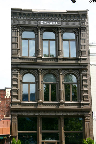 Christian Specht Building (1884) (1110 Douglas On-The-Mall). Omaha, NE. Style: Italian Renaissance Revival. Architect: Dufrene & Mendelssohn. On National Register.