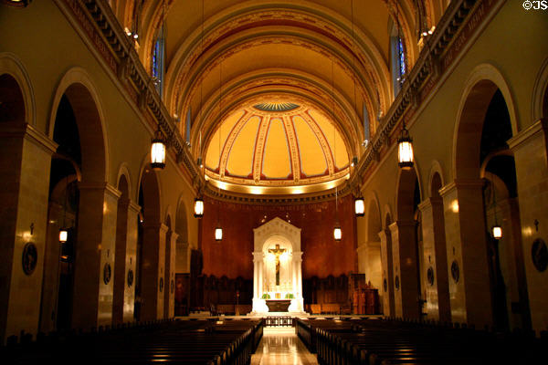 Interior of St. Cecilia's Cathedral. Omaha, NE.