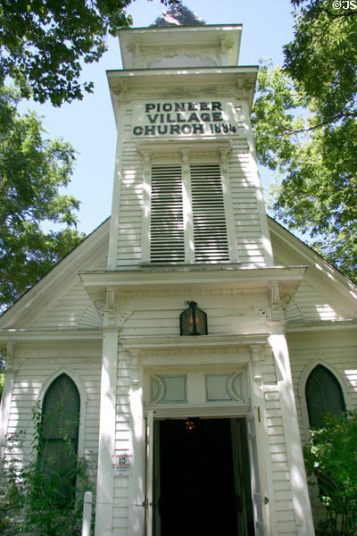 Pioneer Village Church (1884) at Warp Village. Minden, NE.