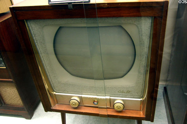 First color TV set (1954) on market by Motorola at Warp Pioneer Village. Minden, NE.
