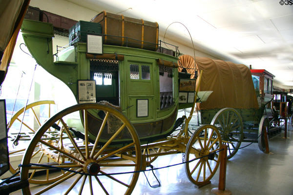 Stage coach (1850) used between Detroit & Chicago at Warp Pioneer Village. Minden, NE.