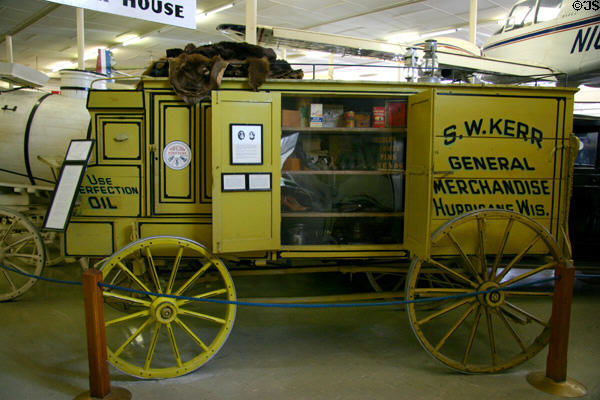 Peddler's wagon (1840-80) at Warp Pioneer Village. Minden, NE.