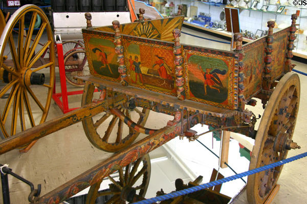 Sicilian cart or carretta (1893) exhibited at 1893 Chicago Columbian Exposition now at Warp Pioneer Village. Minden, NE.