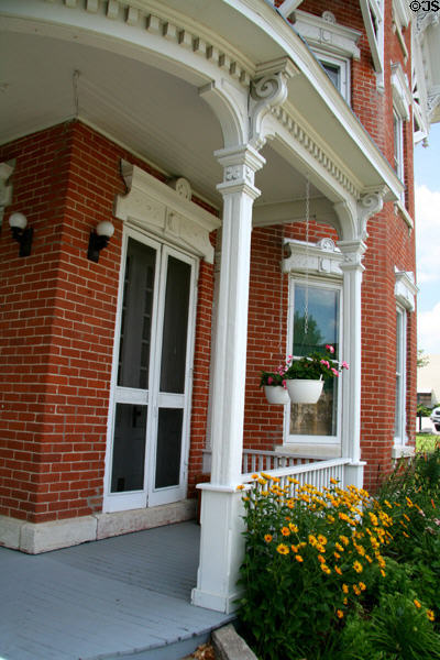 Porch of at Mansion on the Hill. Ogallala, NE.