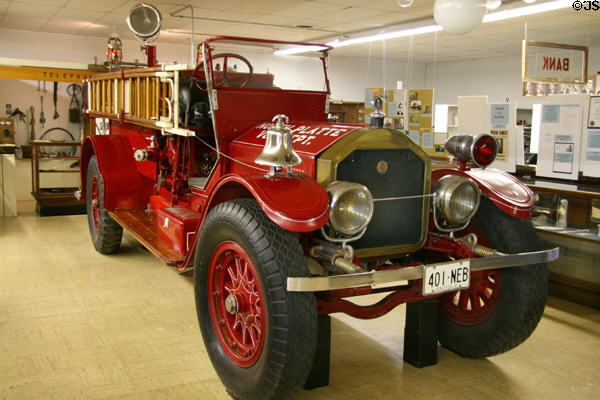 American LaFrance Fire Truck (1923) at Lincoln County Historical Museum. North Platte, NE.