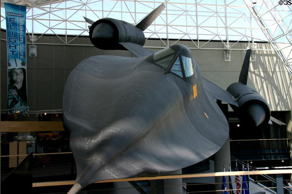 SR-71A Blackbird (1966) titanium reconnaissance at Strategic Air Command Museum. Ashland, NE.