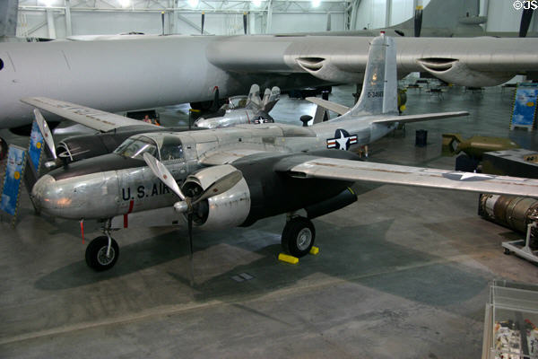 A-26B Invader medium attack bomber (1941-44) by Douglas at Strategic Air Command Museum. Ashland, NE.