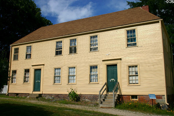 Hough house (c1750, altered 1860) at Strawbery Banke. Portsmouth, NH. Style: Georgian.