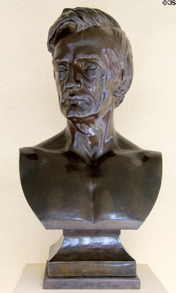 William Maxwell Evarts bronze bust (1873-4) by Augustus Saint-Gaudens at Saint-Gaudens NHS. Cornish, NH.