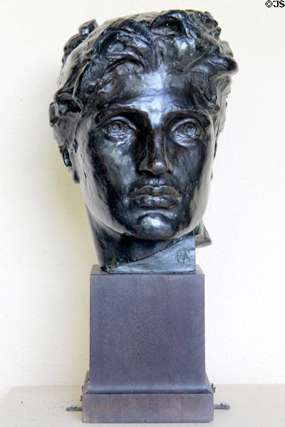 Diana bronze bust (1882 cast after 1908) by Augustus Saint-Gaudens at Saint-Gaudens NHS. Cornish, NH.