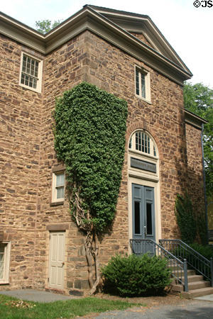 Stanhope Hall (1804) on Princeton campus. Princeton, NJ. Style: Federal. Architect: Benjamin Henry Latrobe. On National Register.