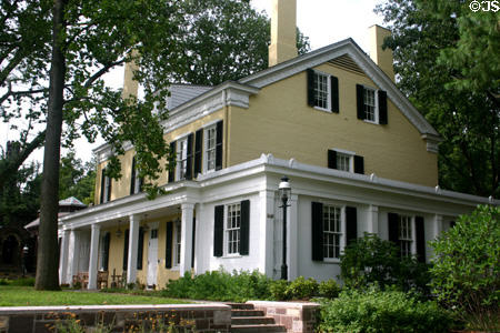 Joseph Henry House (1838) now part of Andlinger Center for Humanities on Princeton campus. NJ. Architect: Joseph Henry. On National Register.