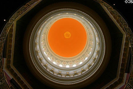 Interior of dome of New Jersey State Capitol. Trenton, NJ.