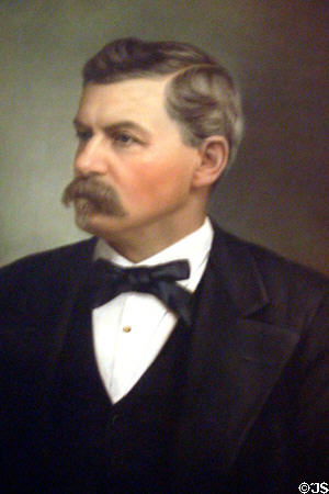 Portrait of George B. McClellan, Governor of NJ (1878-81) & Civil War General in New Jersey Capitol. Trenton, NJ.