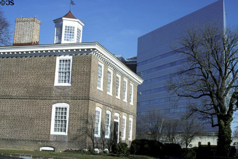 William Trent House (1719) built by founder of Trenton, NJ. Style: Georgian.