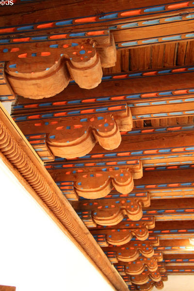 Ceiling design in New Mexico Museum of Art. Santa Fe, NM.