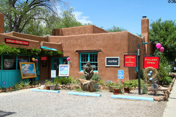Canyon Road Gallery at 924 Paseo de Peralta. Santa Fe, NM.